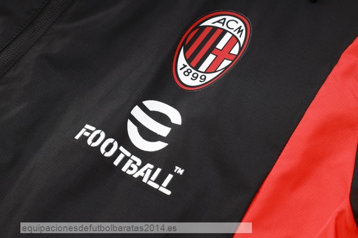Nuevo Rompevientos AC Milan 24/25 Negro Rojo Baratas